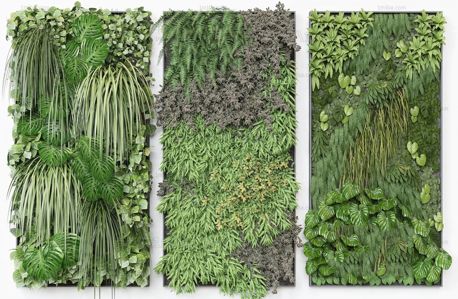 45 WALL PLANT DECOR 3D MODELS VOL.01