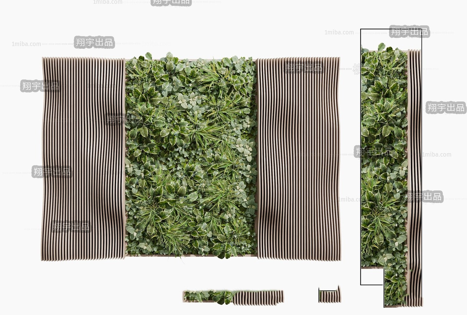 45 WALL PLANT DECOR 3D MODELS VOL.01