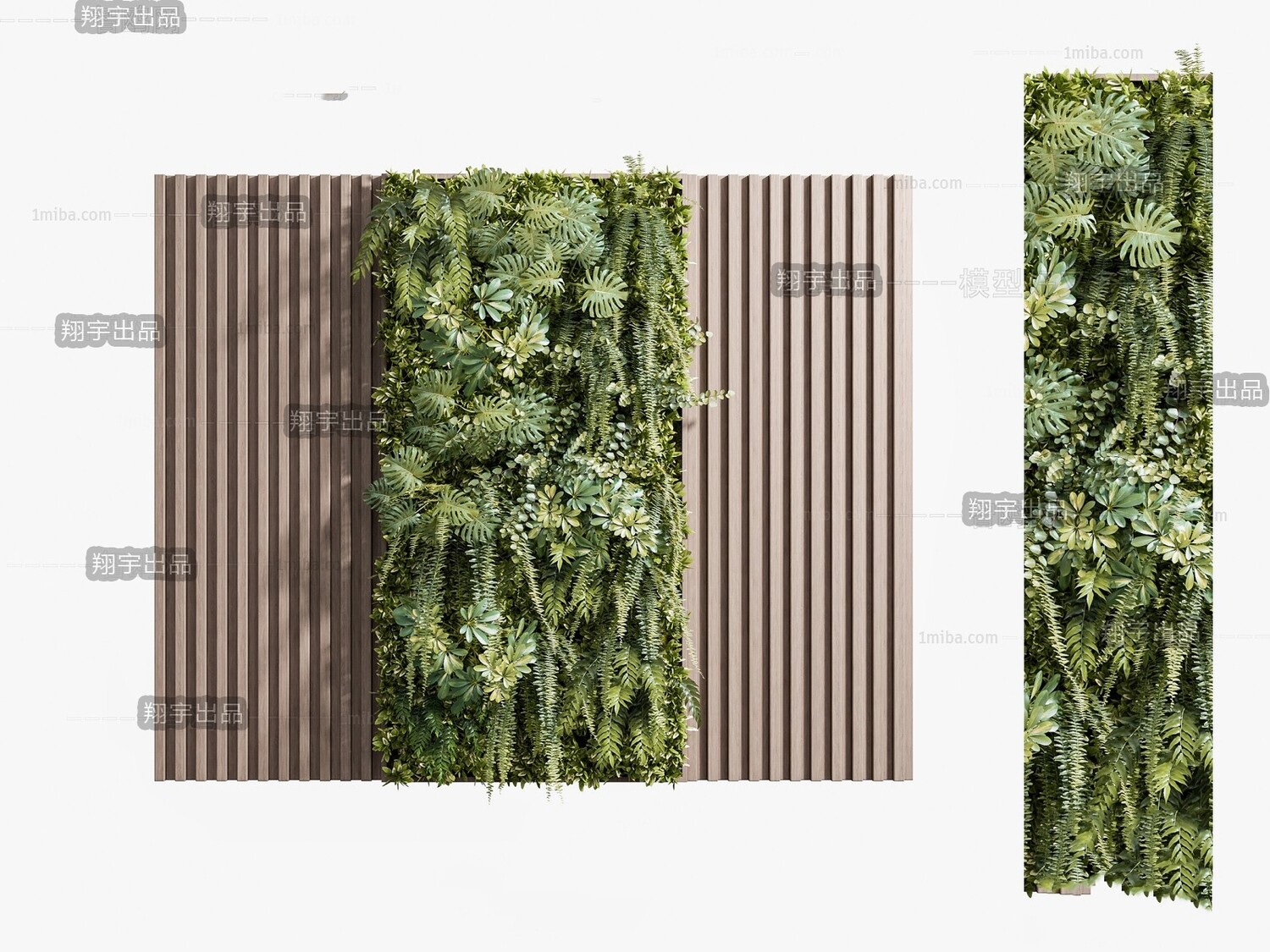 45 WALL PLANT DECOR 3D MODELS VOL.01