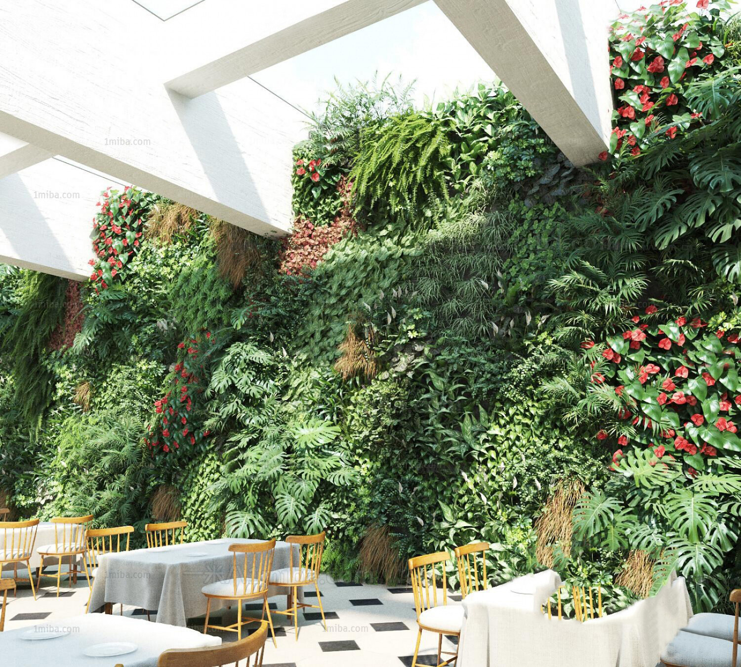 45 WALL PLANT DECOR 3D MODELS VOL.01