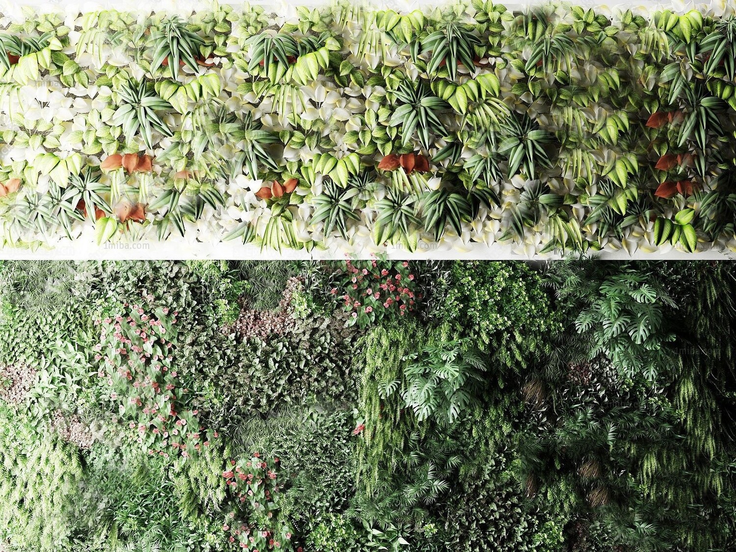 45 WALL PLANT DECOR 3D MODELS VOL.01