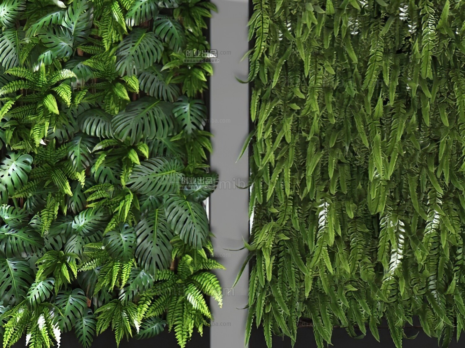 45 WALL PLANT DECOR 3D MODELS VOL.01