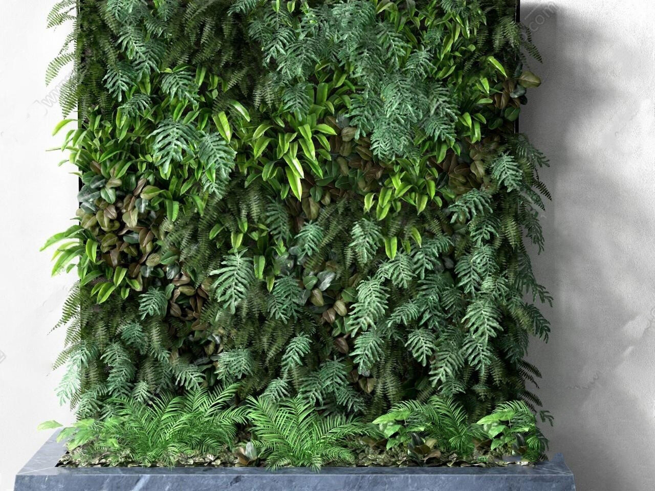 45 WALL PLANT DECOR 3D MODELS VOL.01