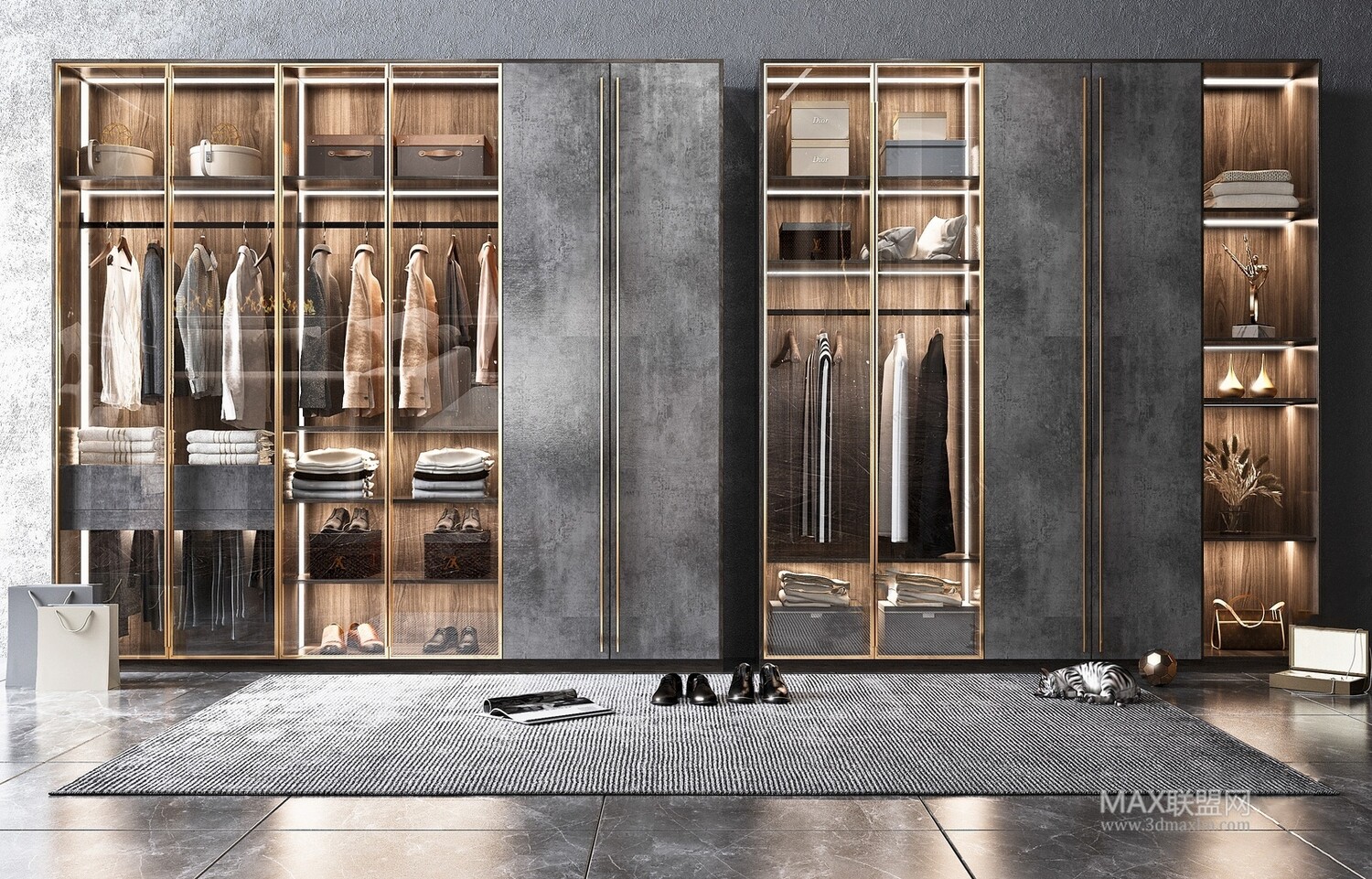 18 Closet 3d Models Vol.05-VRAY