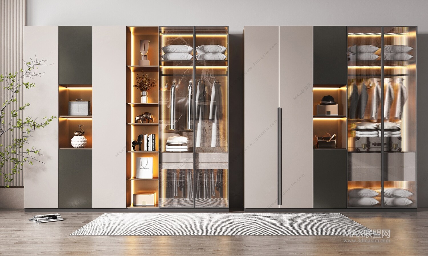 18 Closet 3d Models Vol.05-VRAY