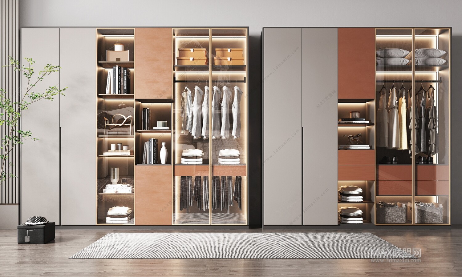 18 Closet 3d Models Vol.05-VRAY