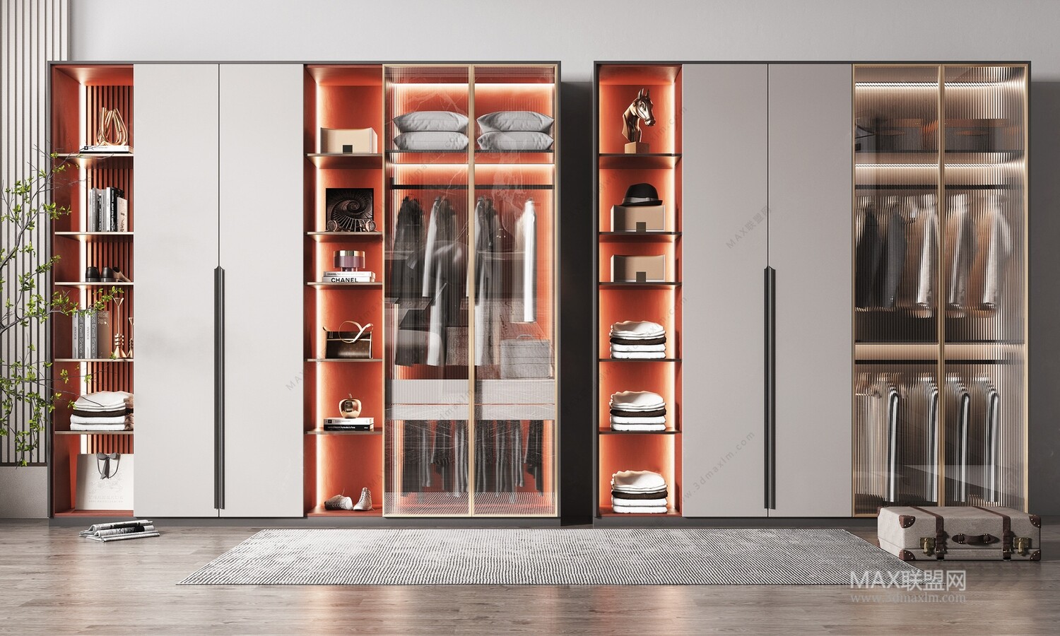 18 Closet 3d Models Vol.05-VRAY