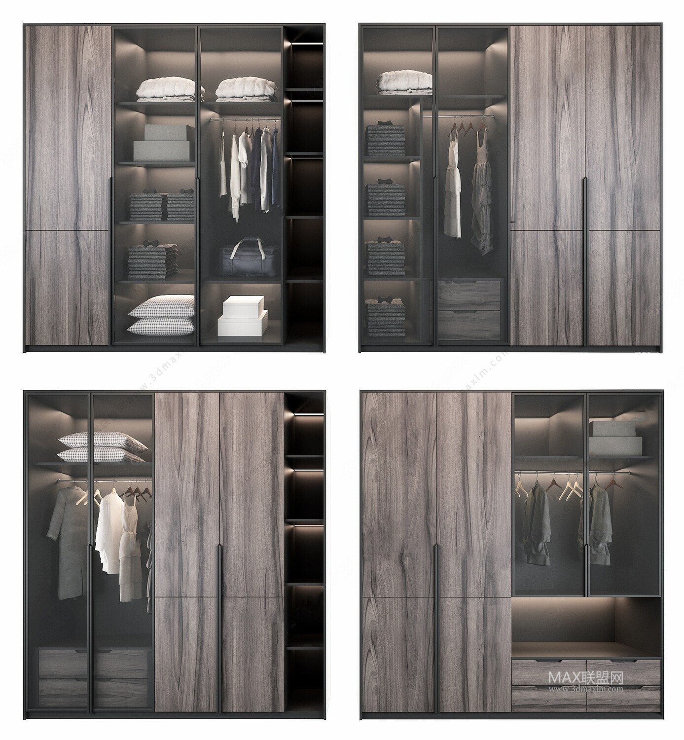 18 Closet 3d Models Vol.05-VRAY