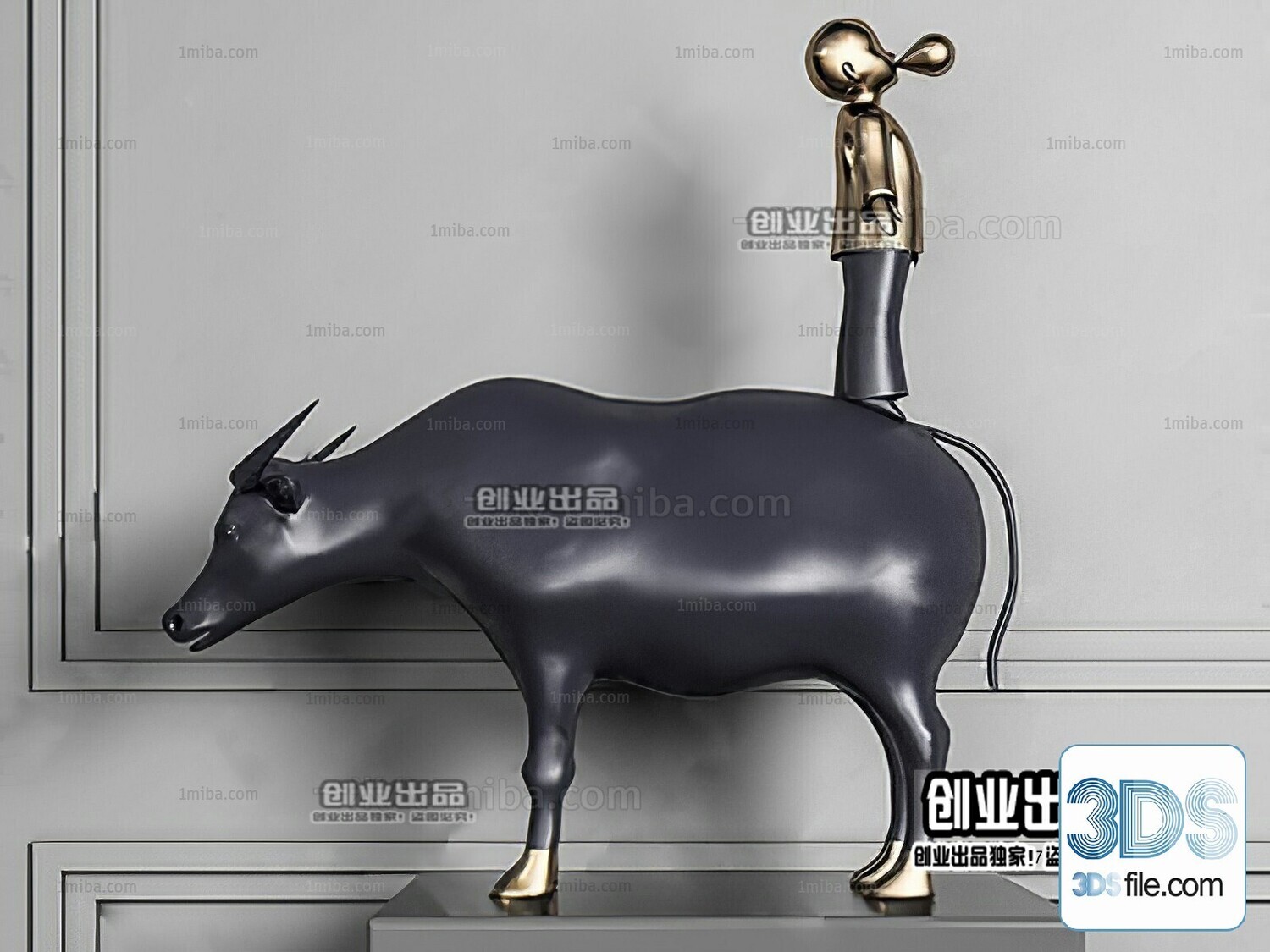 108 Decorative Statue 3d Models Vol 01