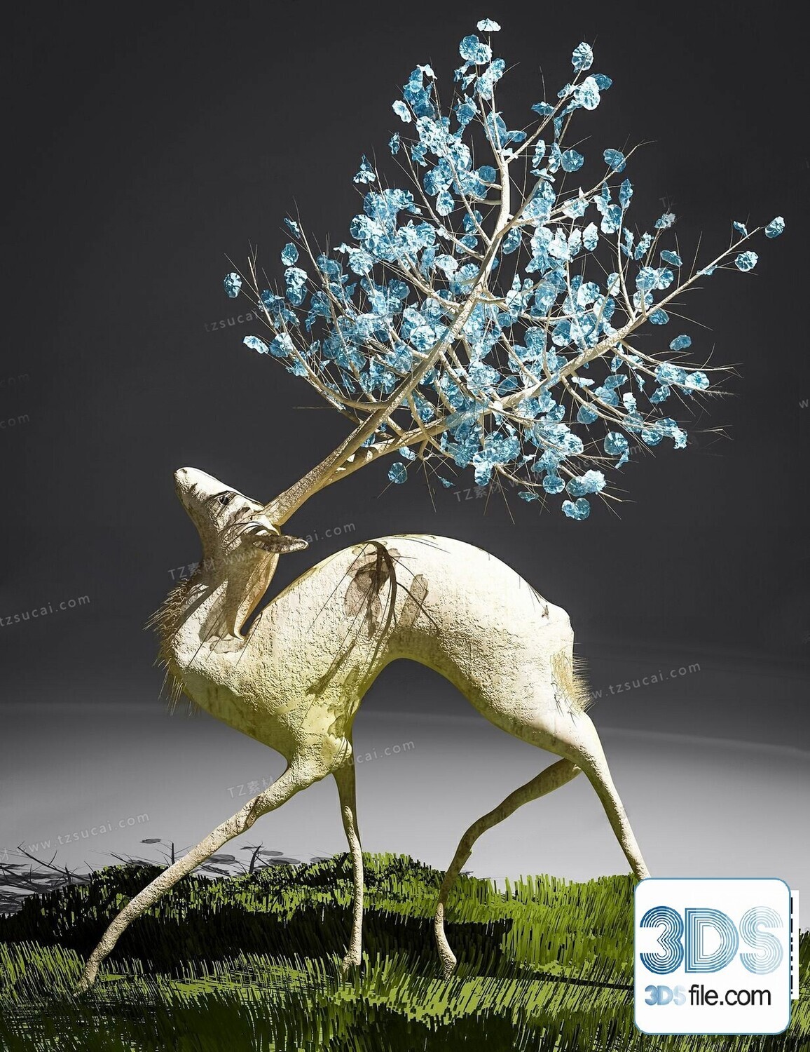 108 Decorative Statue 3d Models Vol 01