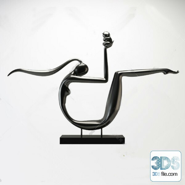 108 Decorative Statue 3d Models Vol 01