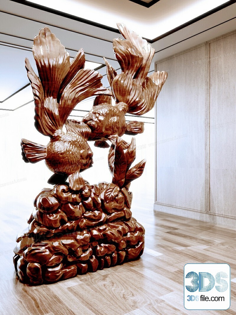 108 Decorative Statue 3d Models Vol 01