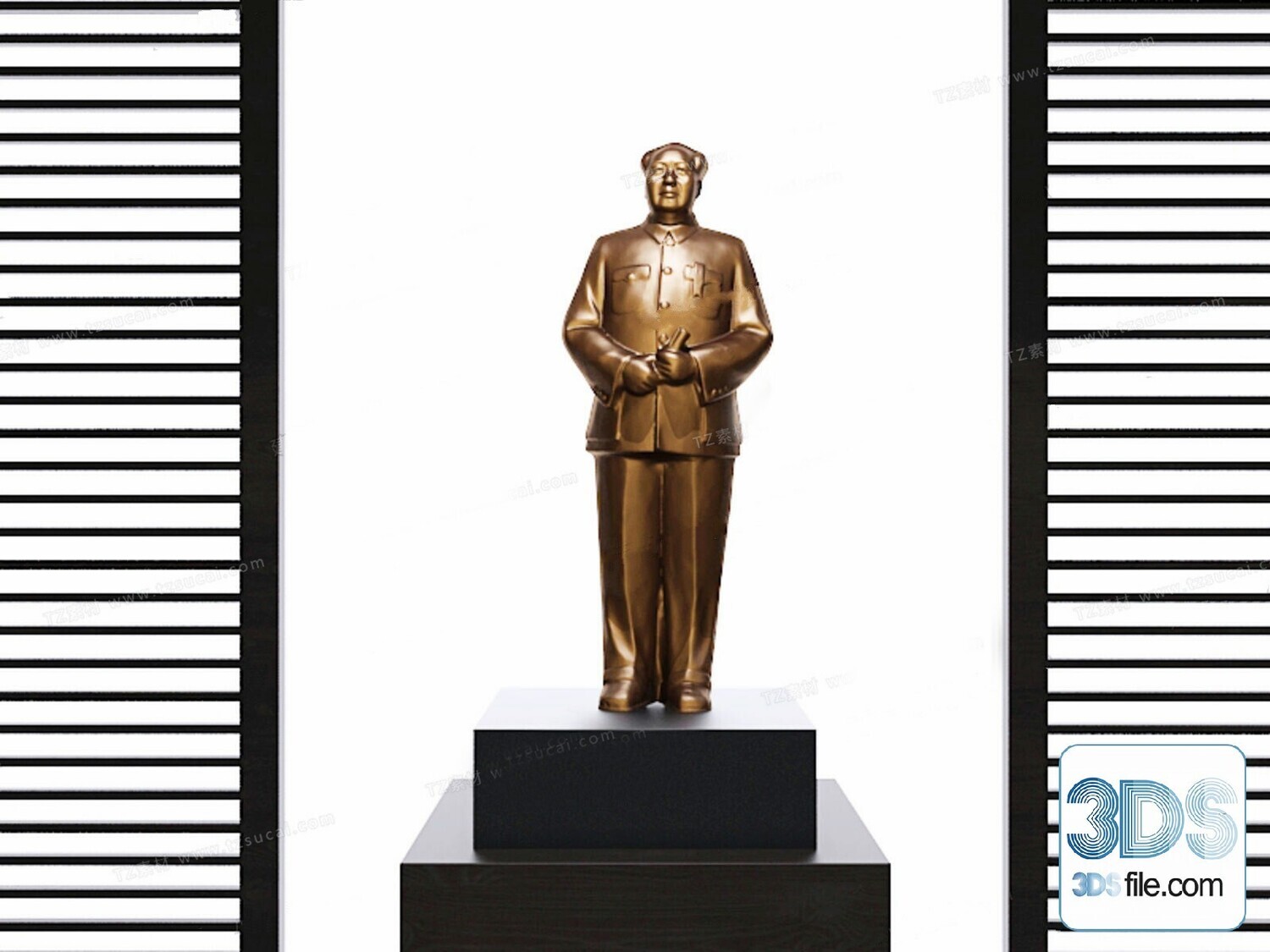 108 Decorative Statue 3d Models Vol 01