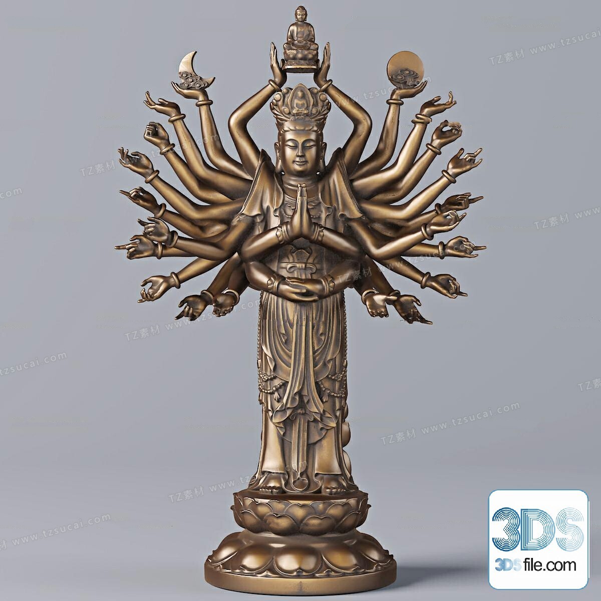 108 Decorative Statue 3d Models Vol 01
