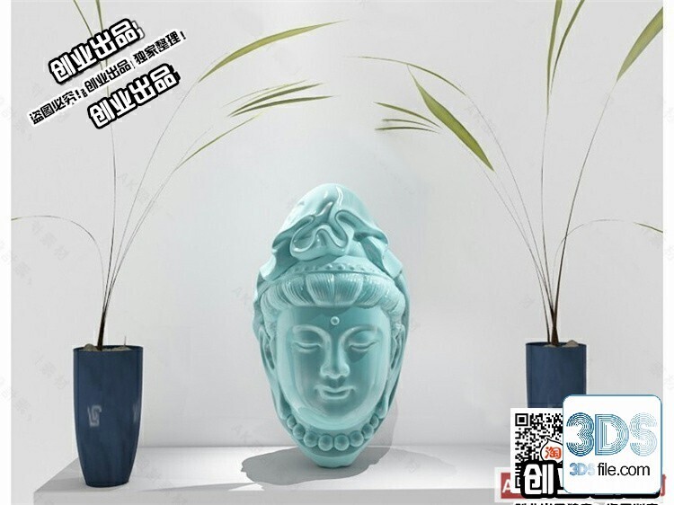 108 Decorative Statue 3d Models Vol 01