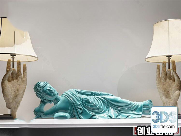 108 Decorative Statue 3d Models Vol 01