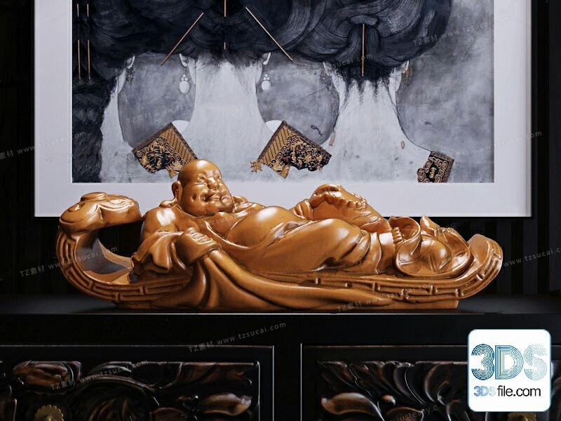108 Decorative Statue 3d Models Vol 01