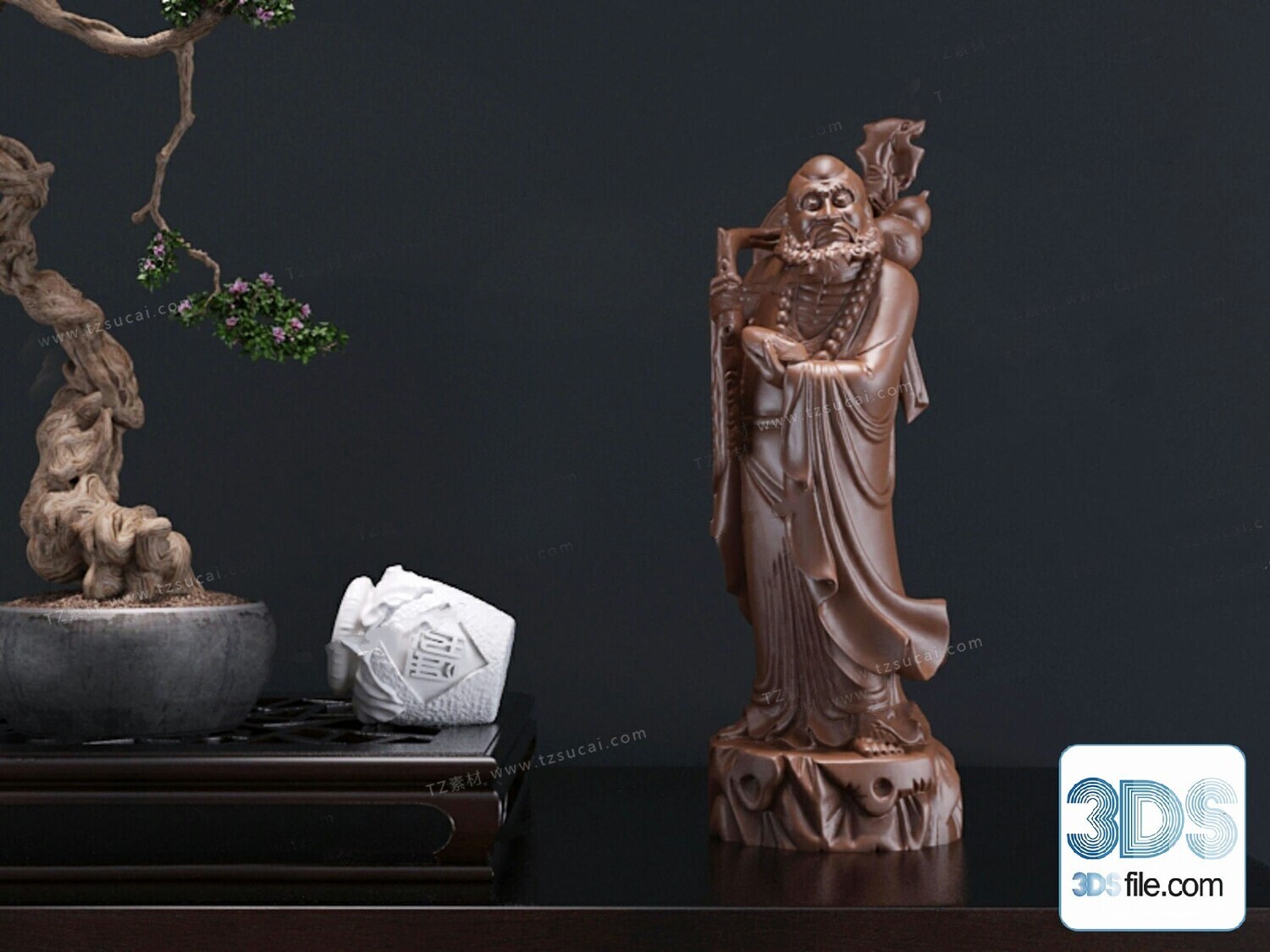 108 Decorative Statue 3d Models Vol 01