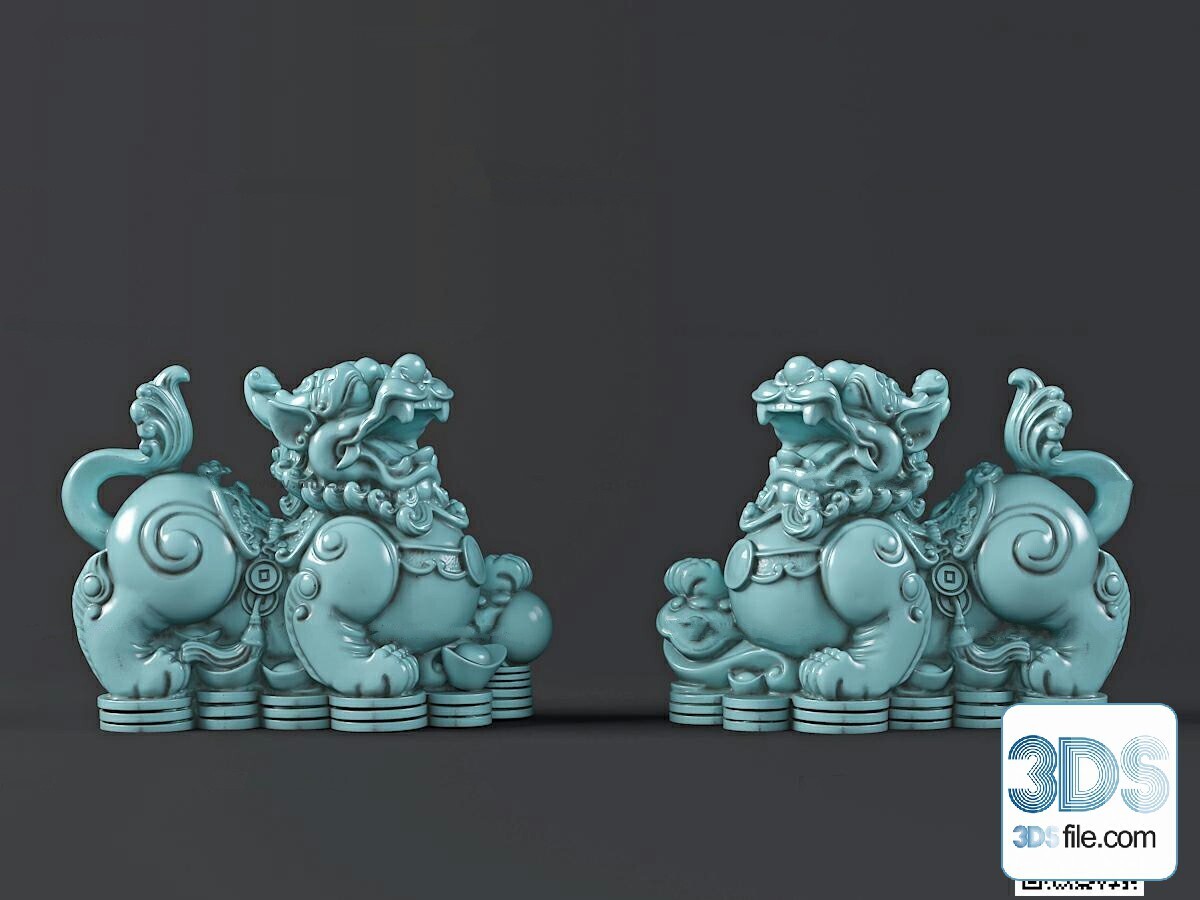 108 Decorative Statue 3d Models Vol 01