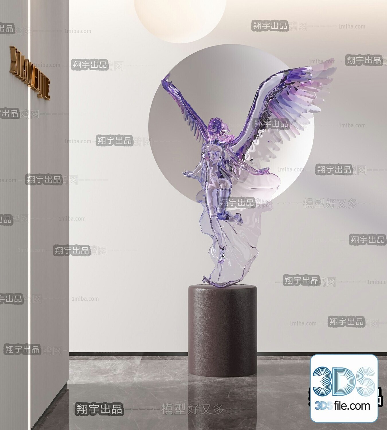 108 Decorative Statue 3d Models Vol 01