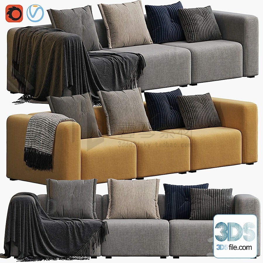 72 SOFA MODELS 3DSKY PRO 2022 VOL.04