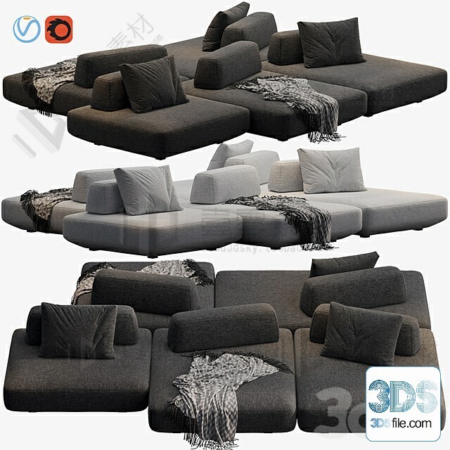 72 SOFA MODELS 3DSKY PRO 2022 VOL.04