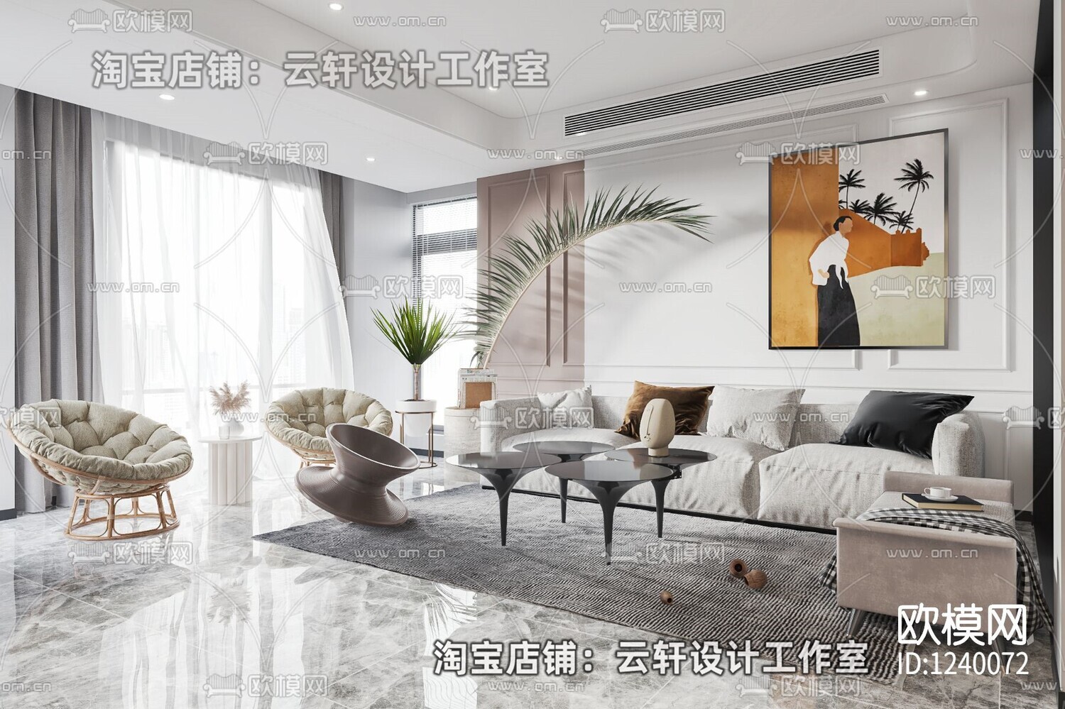 26 LIVING ROOM FULL SCENES 3D MODELS VOL26