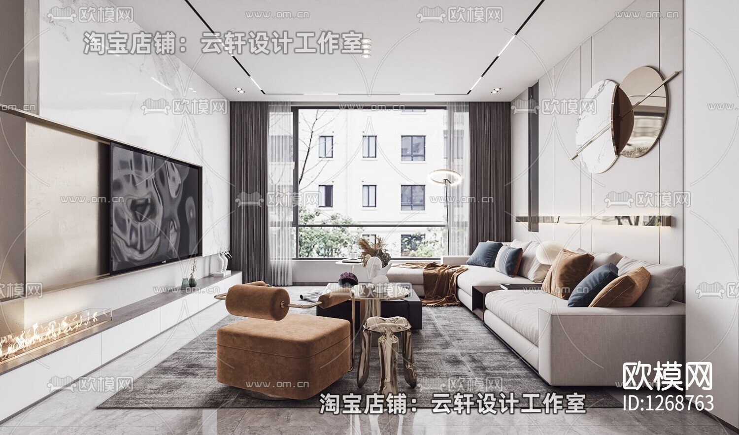 26 LIVING ROOM FULL SCENES 3D MODELS VOL26
