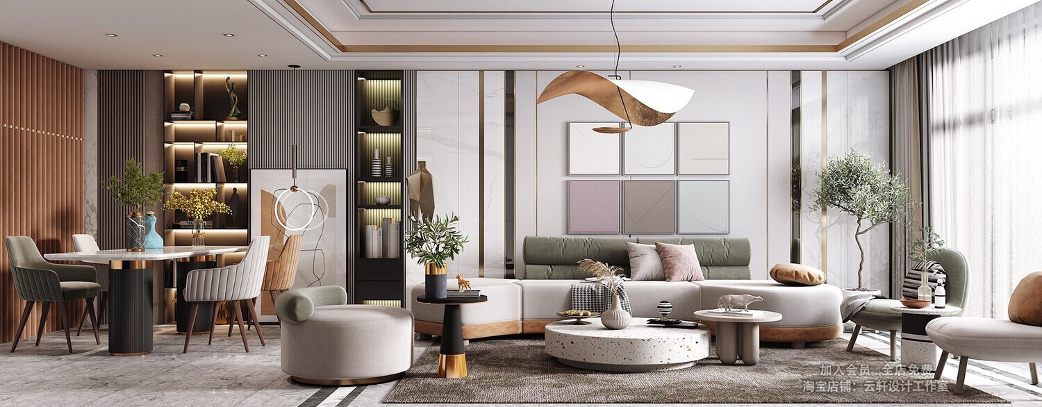 26 LIVING ROOM FULL SCENES 3D MODELS VOL26