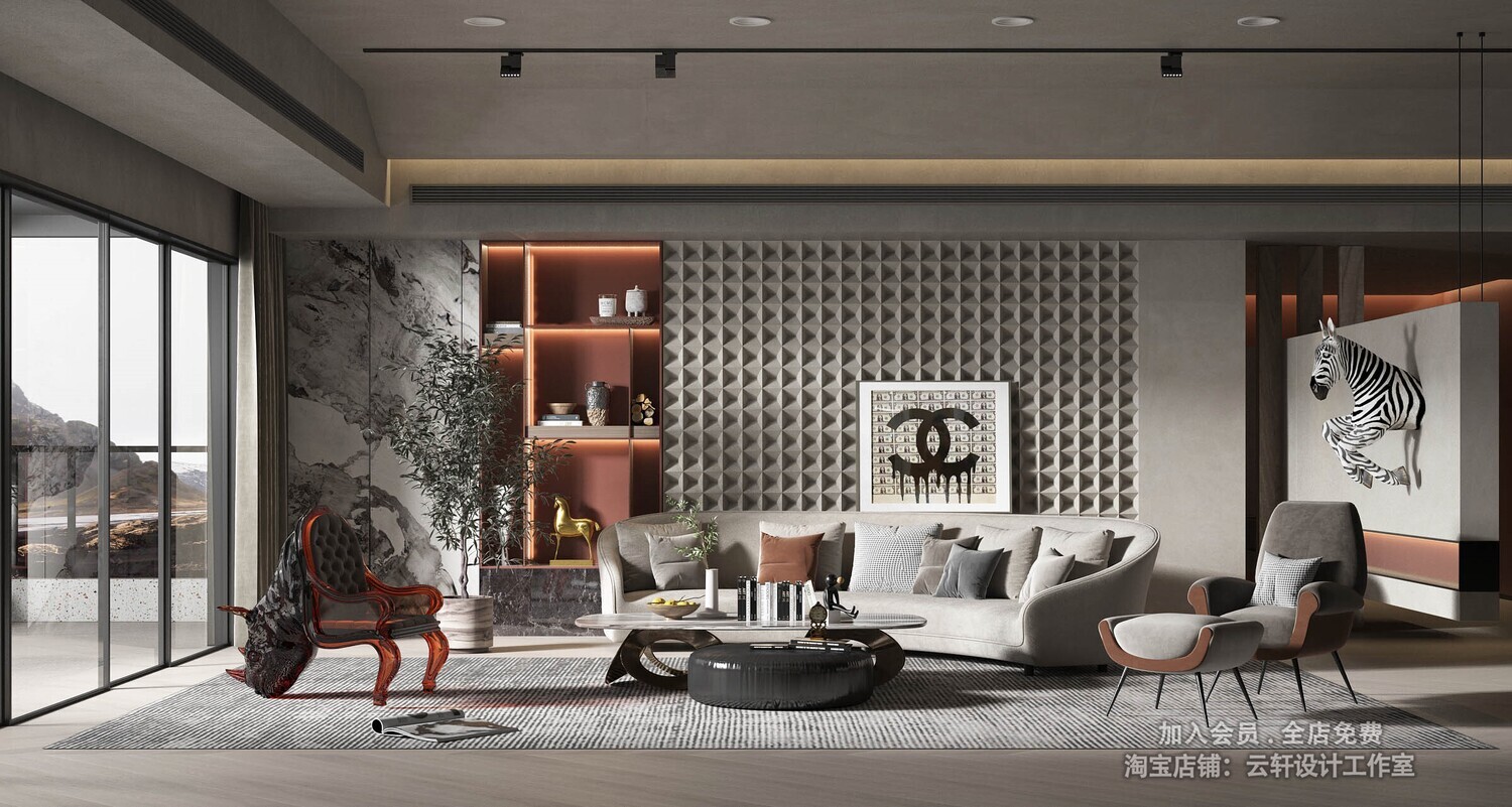 26 LIVING ROOM FULL SCENES 3D MODELS VOL26