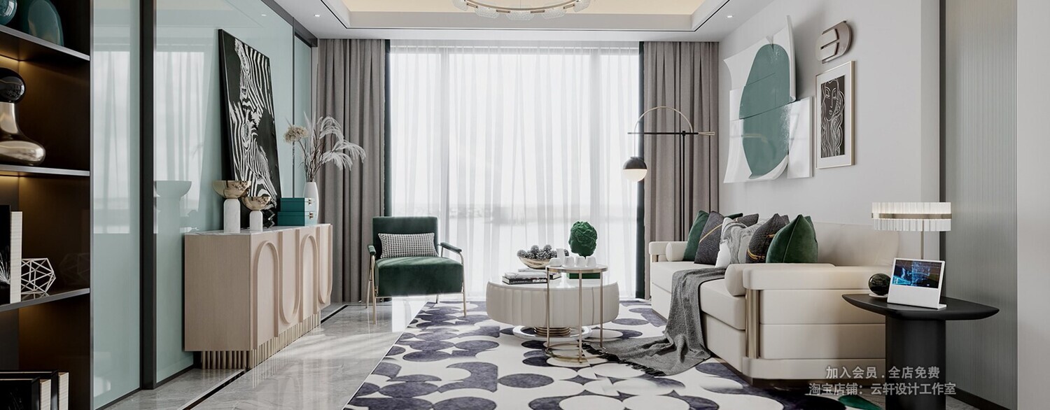 26 LIVING ROOM FULL SCENES 3D MODELS VOL26