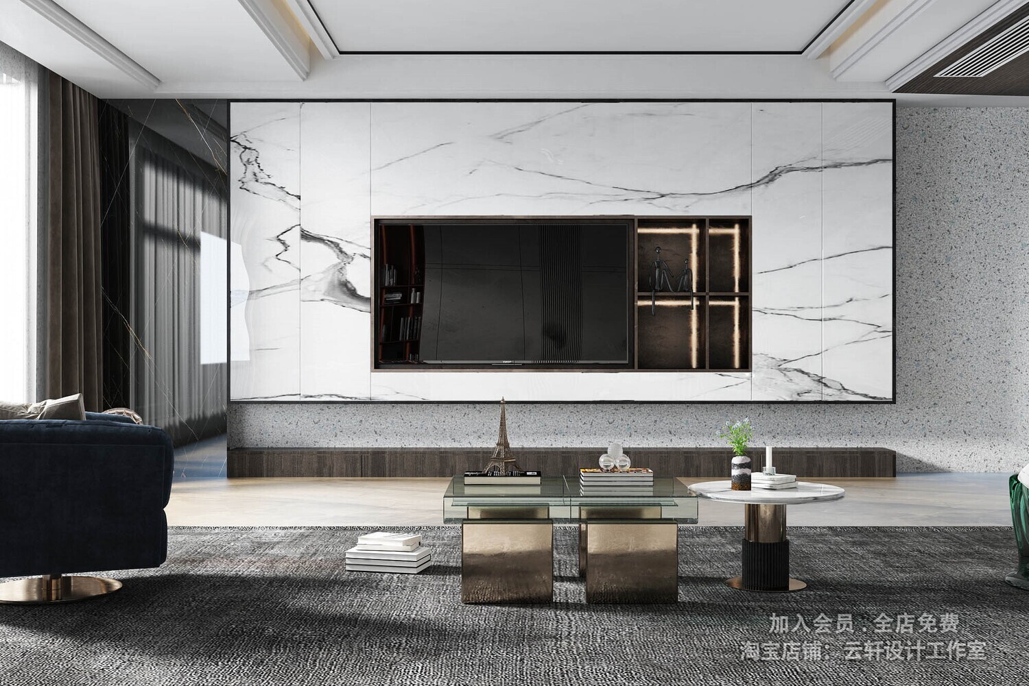 26 LIVING ROOM FULL SCENES 3D MODELS VOL26