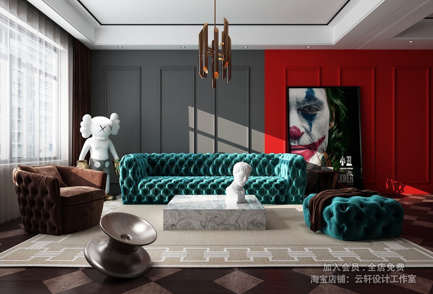 26 LIVING ROOM FULL SCENES 3D MODELS VOL26