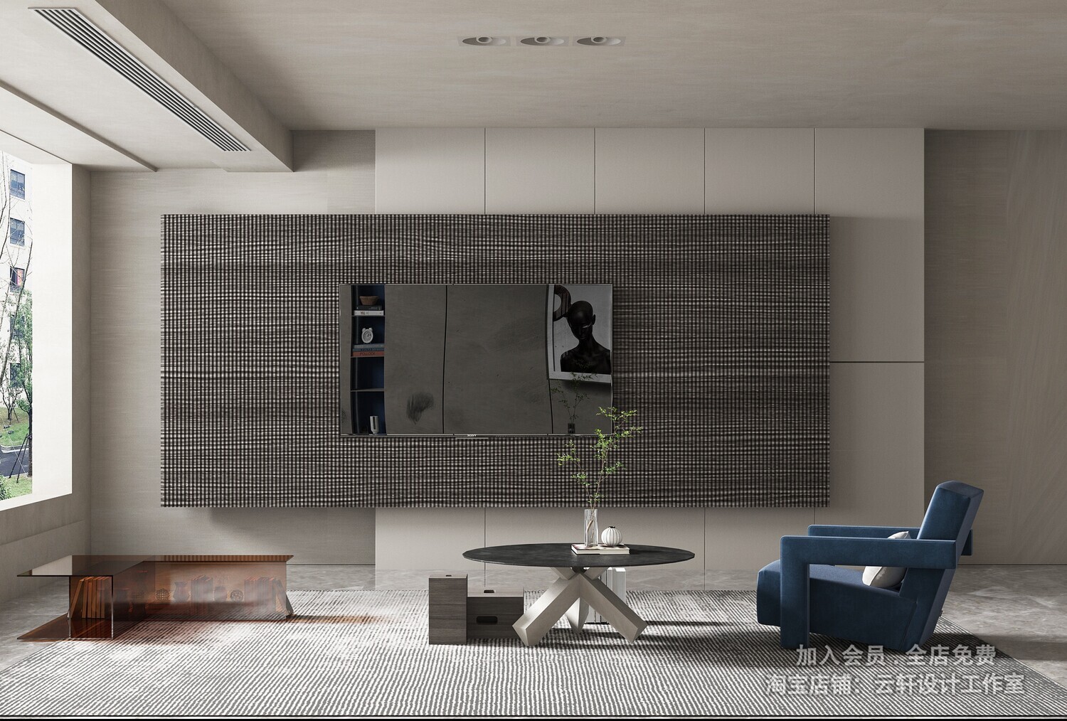 26 LIVING ROOM FULL SCENES 3D MODELS VOL26
