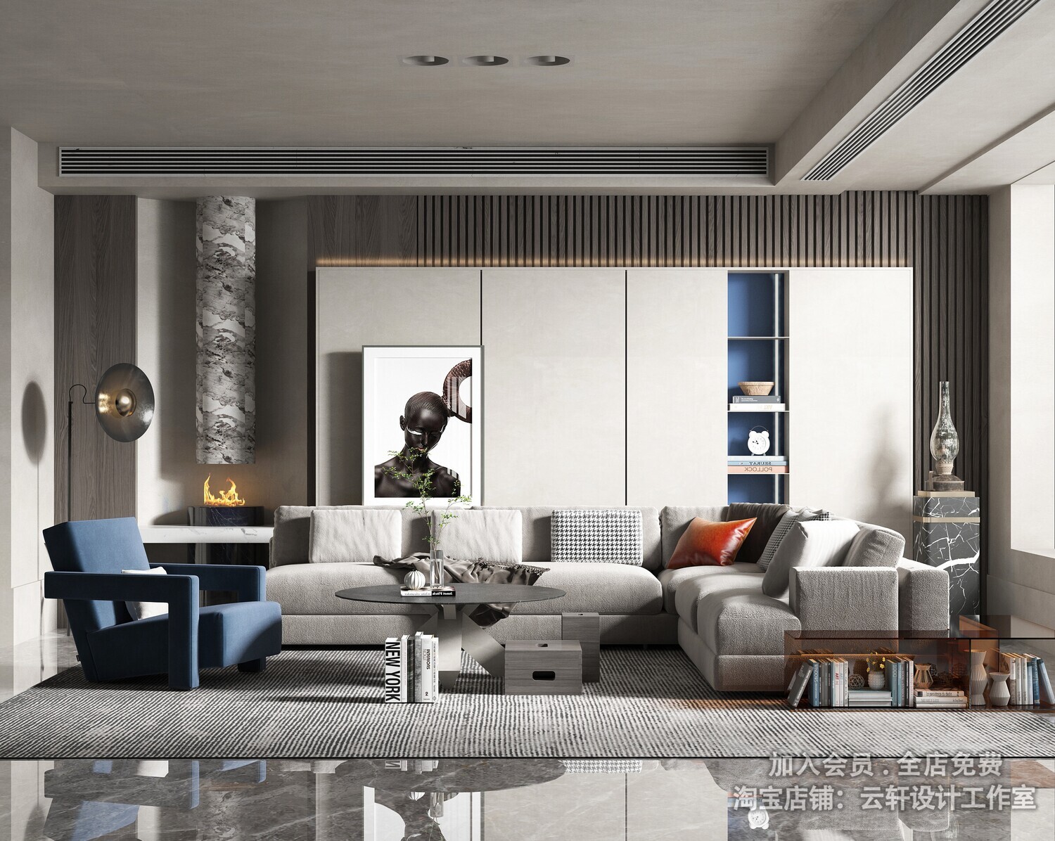 26 LIVING ROOM FULL SCENES 3D MODELS VOL26