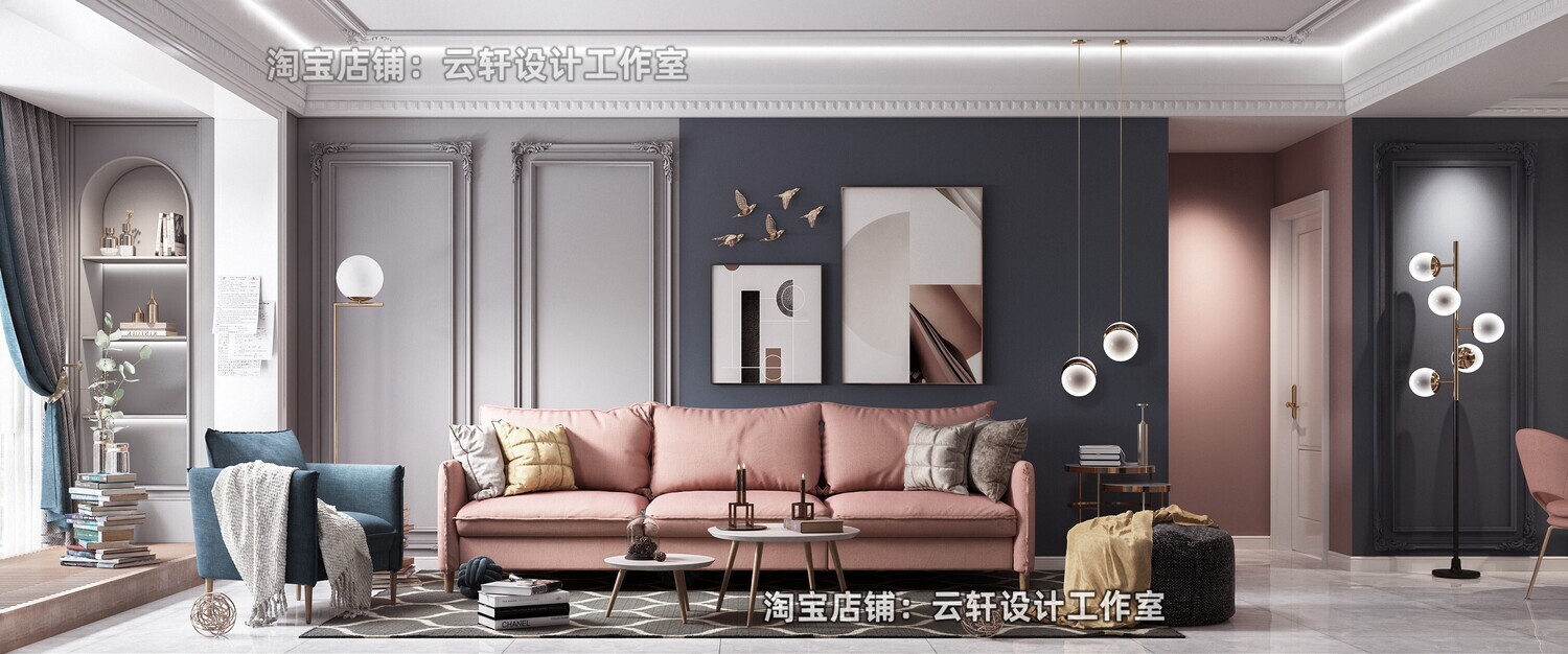 26 LIVING ROOM FULL SCENES 3D MODELS VOL26
