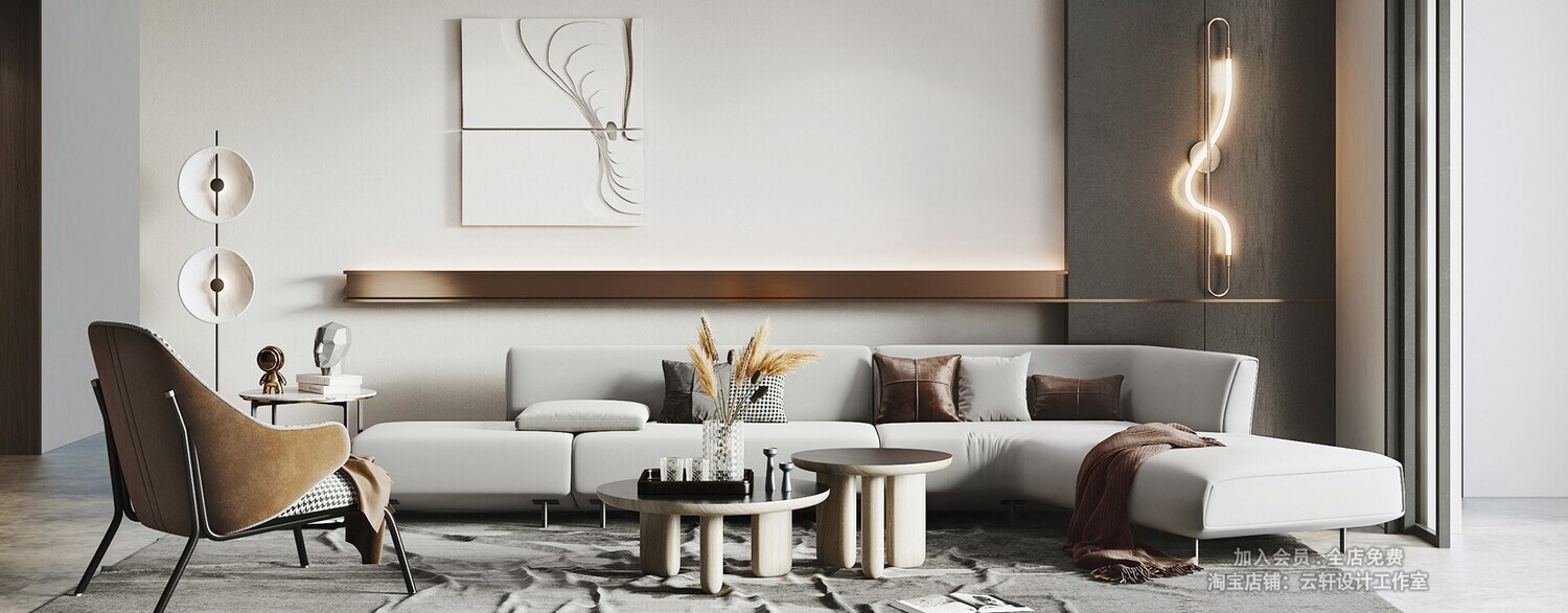 26 LIVING ROOM FULL SCENES 3D MODELS VOL26