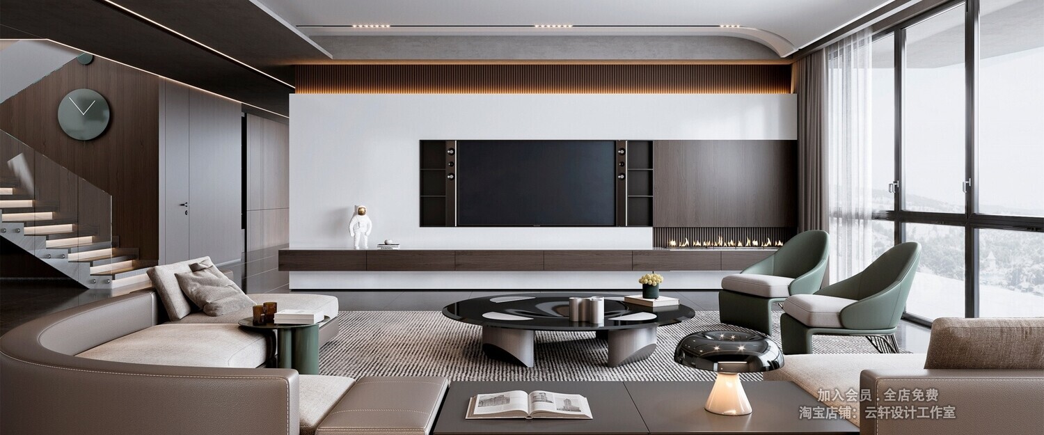 26 LIVING ROOM FULL SCENES 3D MODELS VOL26