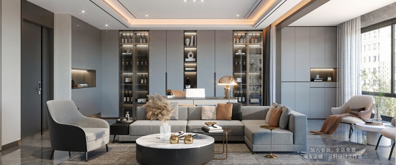 26 LIVING ROOM FULL SCENES 3D MODELS VOL26