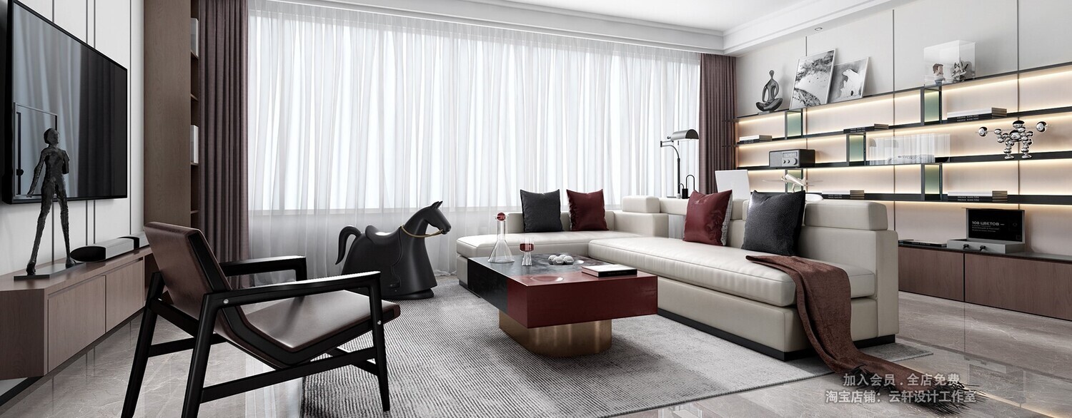 26 LIVING ROOM FULL SCENES 3D MODELS VOL26
