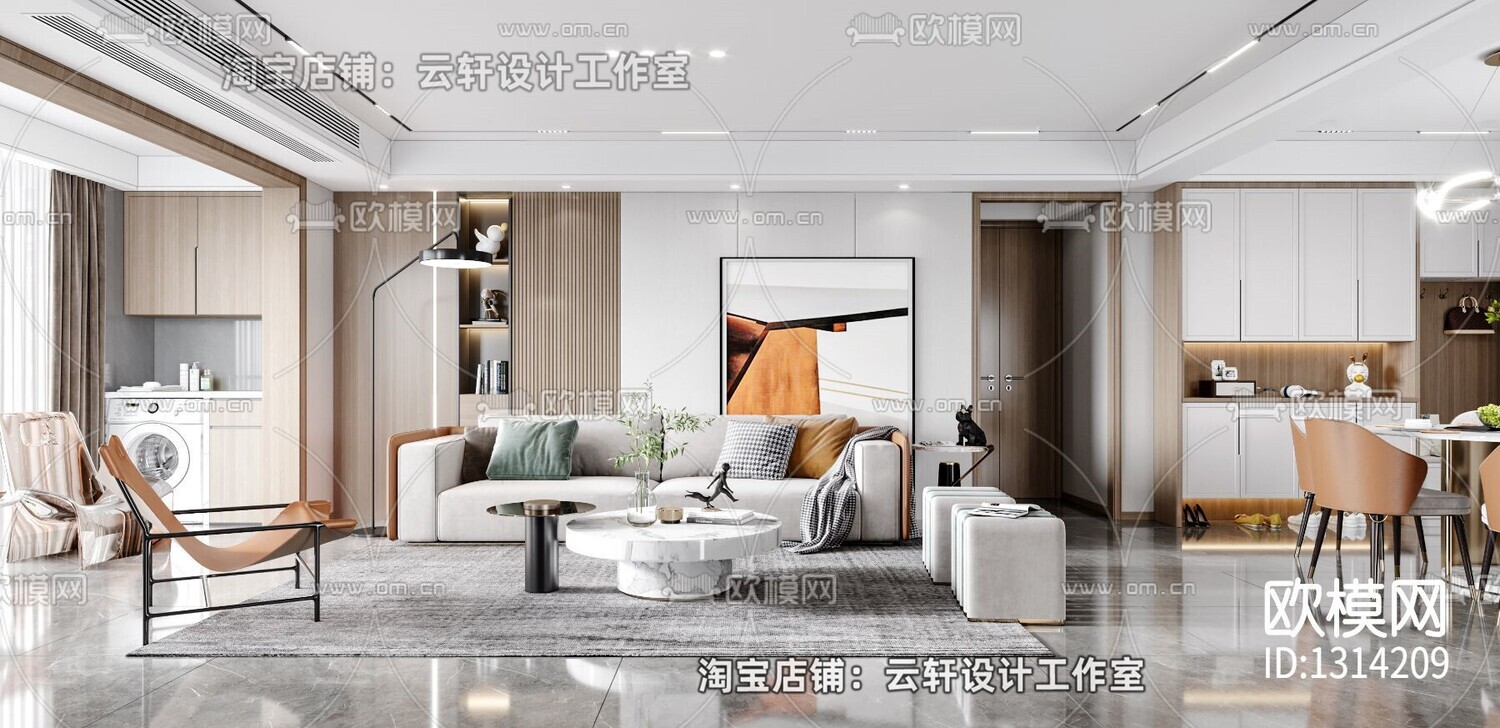 26 LIVING ROOM FULL SCENES 3D MODELS VOL26