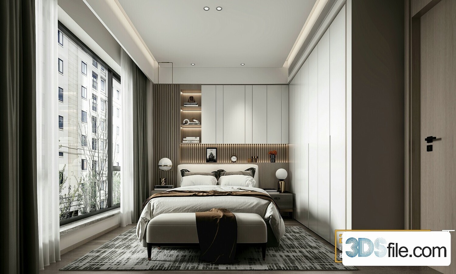 50 FREE FULL SCENES BED ROOM 3D MODELS FOR DOWNLOAD - FREE