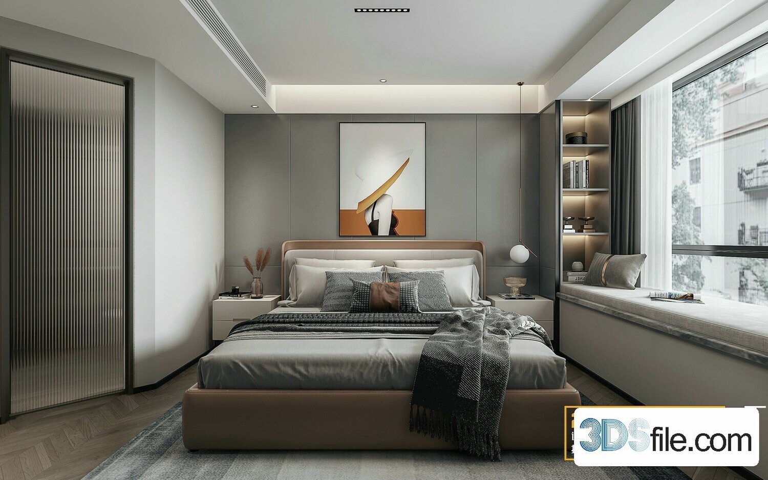 50 FREE FULL SCENES BED ROOM 3D MODELS FOR DOWNLOAD - FREE