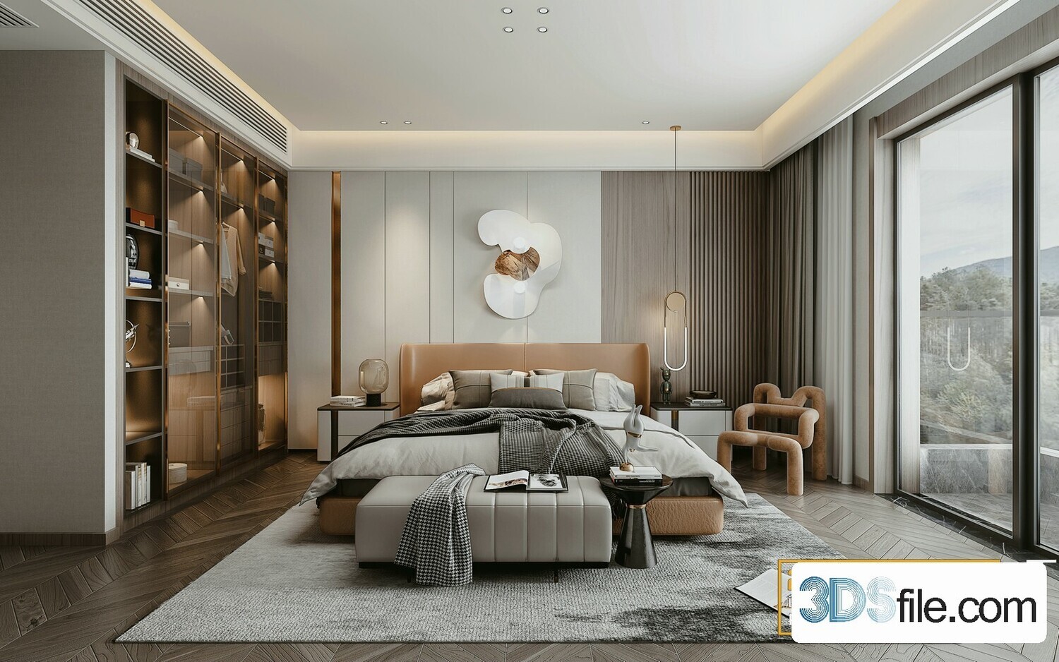 50 FREE FULL SCENES BED ROOM 3D MODELS FOR DOWNLOAD - FREE