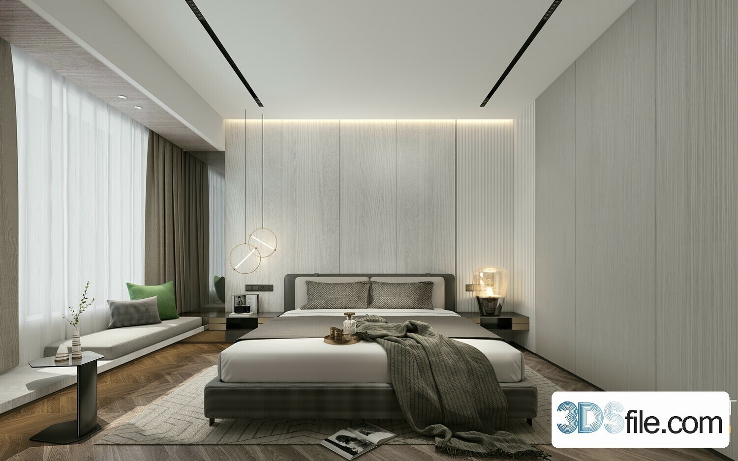 50 FREE FULL SCENES BED ROOM 3D MODELS FOR DOWNLOAD - FREE
