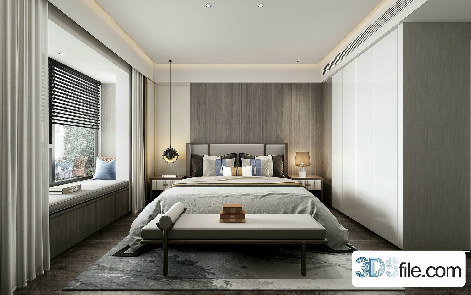 50 FREE FULL SCENES BED ROOM 3D MODELS FOR DOWNLOAD - FREE