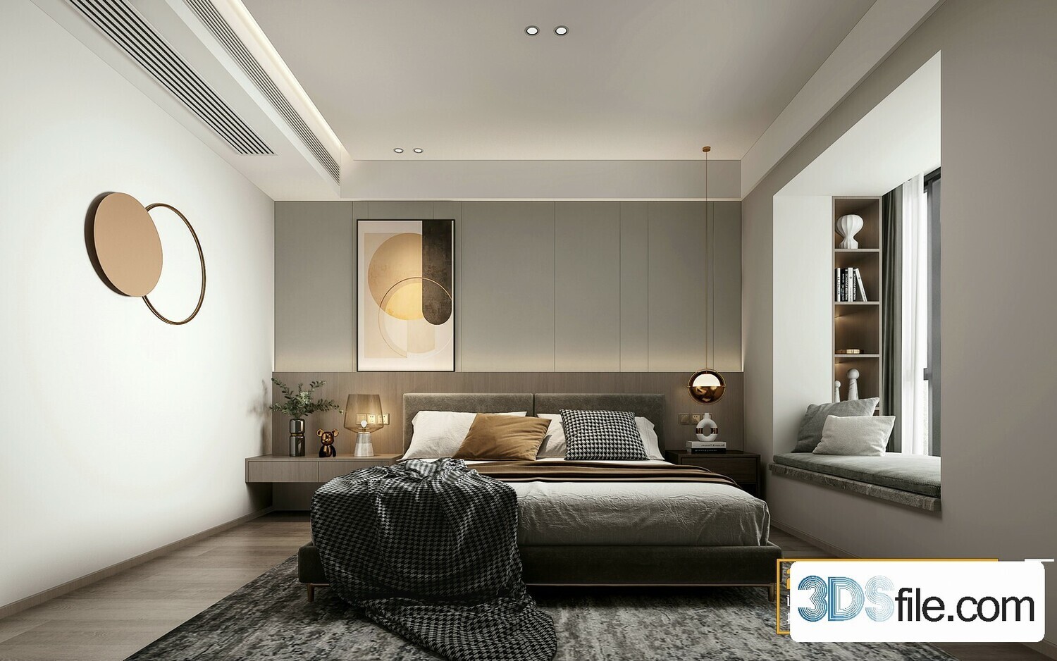 50 FREE FULL SCENES BED ROOM 3D MODELS FOR DOWNLOAD - FREE