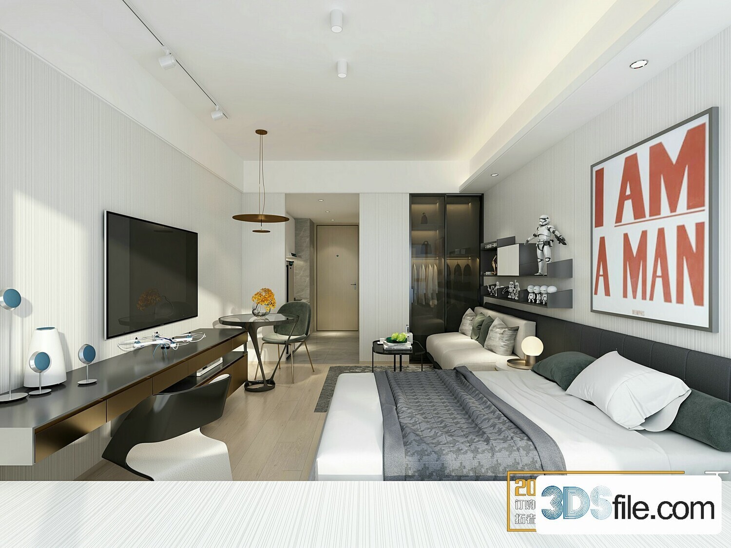 50 FREE FULL SCENES BED ROOM 3D MODELS FOR DOWNLOAD - FREE