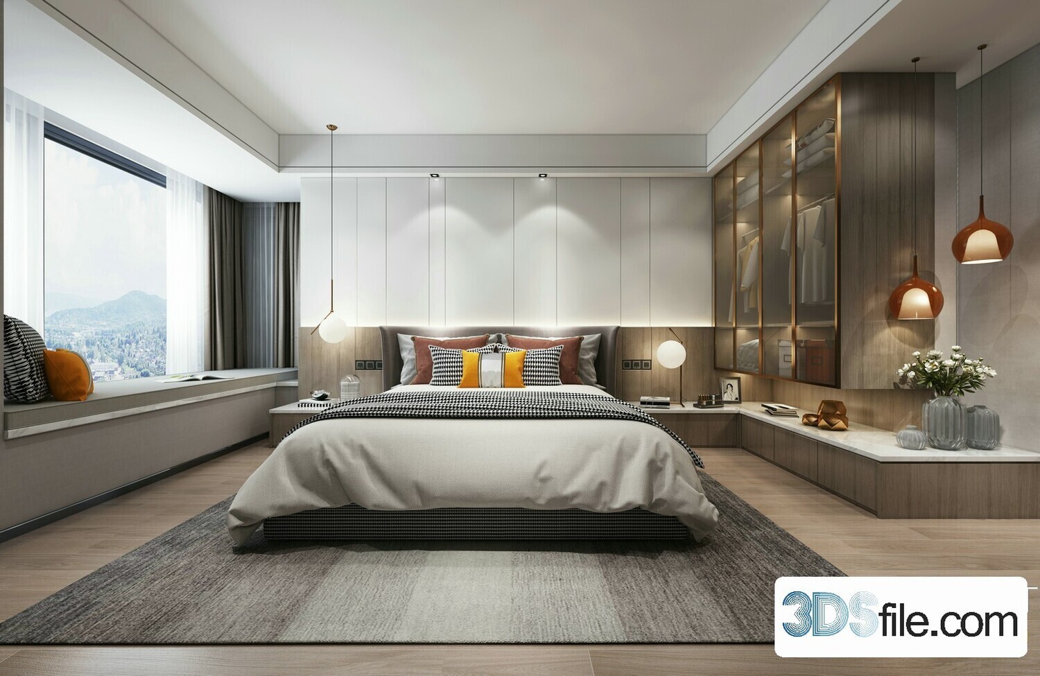 50 FREE FULL SCENES BED ROOM 3D MODELS FOR DOWNLOAD - FREE