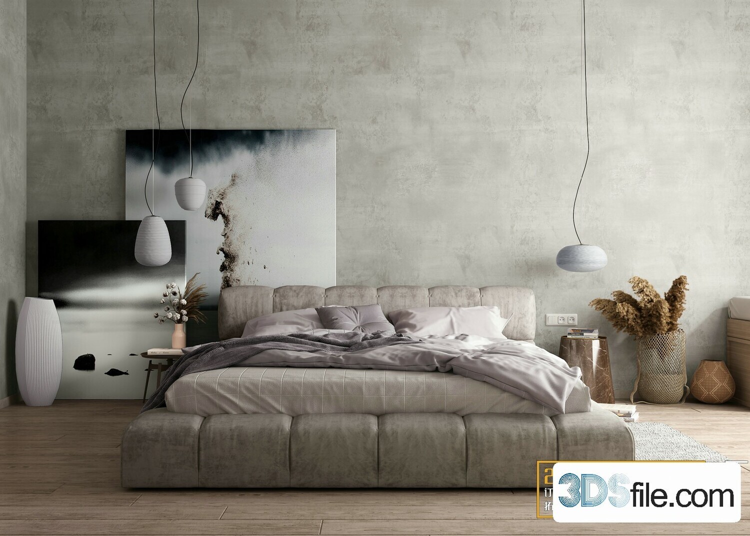 50 FREE FULL SCENES BED ROOM 3D MODELS FOR DOWNLOAD - FREE